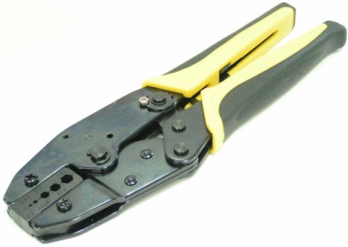 Ratchet Coaxial Crimping Tool HT-801F2 for RG58/174/316, RF195, Fiber optic